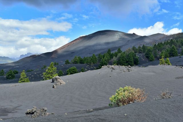 Kousek od Tajogaite, La Palma, Kanárské ostrovy