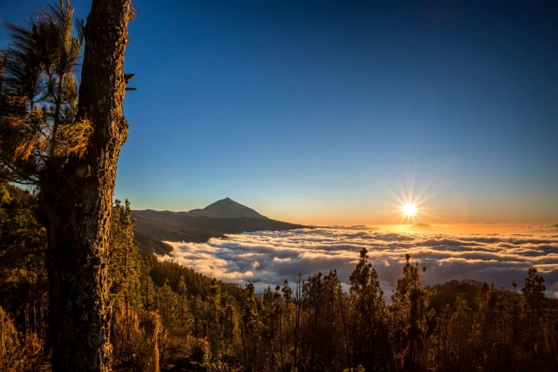 Západ slunce na Tenerife