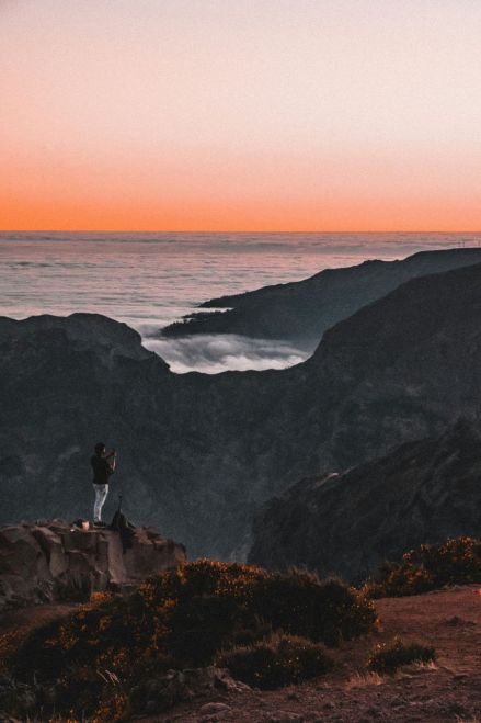 Východ slunce na Pico do Arieiro, Madeira