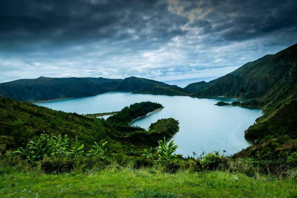 Ohnivé jezero - Lagoa do Fogo