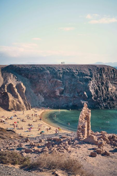 Koupání na Lanzarote