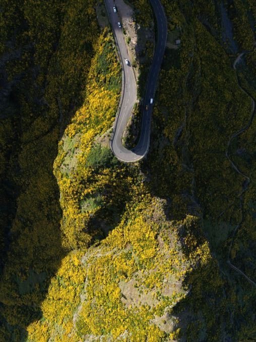 Autem po Madeiře - místní silnice