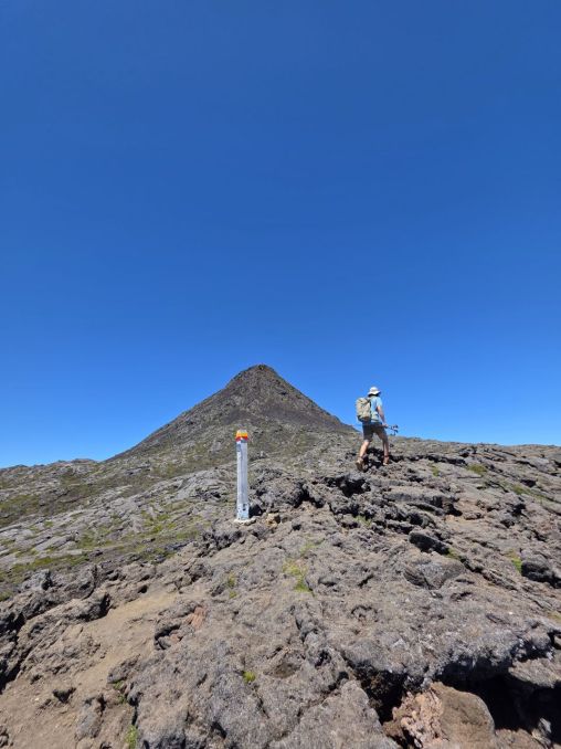 Na vrcholovém plató, Pico, Azory